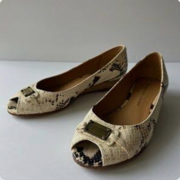 Marc jacobs Designer Animal Platform Wedge peep Open toe Wedge Mini Heel 9 - Picture 2 of 9